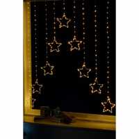 Star Snowflake Curtain Light  Коледна украса