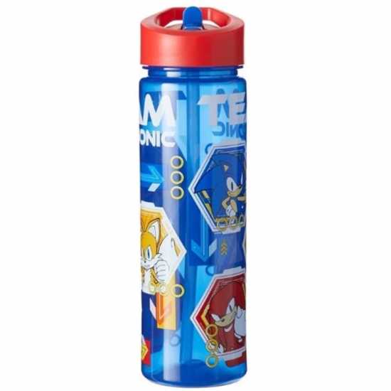 Шише За Вода Character Licensed 600Ml Pp Water Bottle Соник 