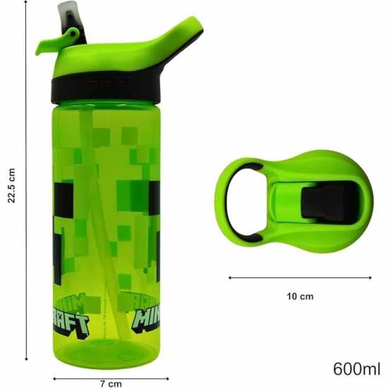 Шише За Вода Character Licensed 600Ml Atlantic Water Bottle Minecraft Or Pokemon Майнкрафт Шише За Вода Character Licensed 600Ml Atlantic Water Bottle Minecraft Or Pokemon Майнкрафт