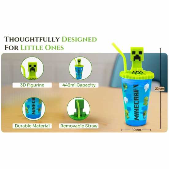 Character Licensed 3D Soda Cup Майнкрафт Character Licensed 3D Soda Cup Майнкрафт