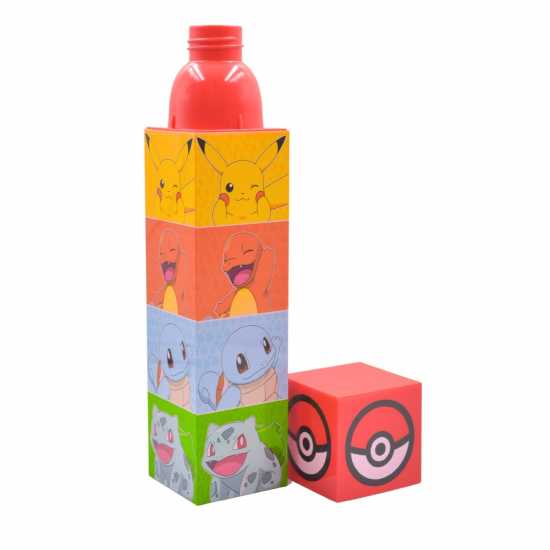 Шише За Вода Pokemon Square Reusable Bpa Free Kids Water Bottle With Screw Lid - 630Ml  Бутилки за вода