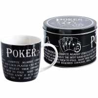 8875 - Poker Mug In Tin