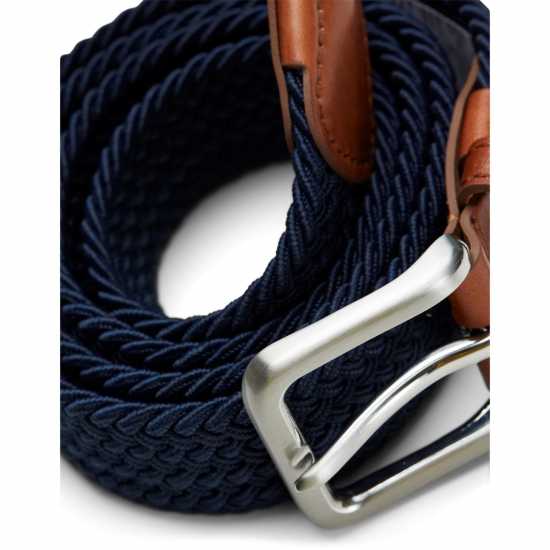 Jack And Jones Мъжки Колан Spring Woven Belt Mens Нави блейзър Колани