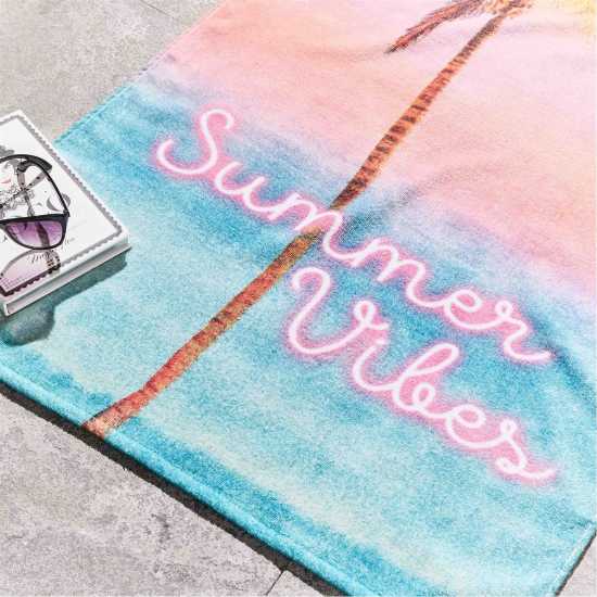 Catherine Lansfield Hello Summer Beach Towel Multi 
