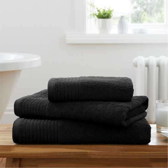 Jack Wills 600Gsm Pure Egyptian Cotton Towel Black Jack Wills 600Gsm Pure Egyptian Cotton Towel Black
