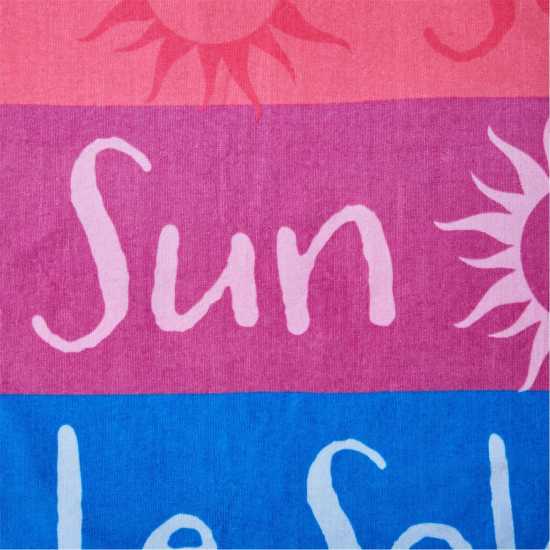 Catherine Lansfield Block Stripe Lounger Beach Towel  