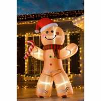 Homcom Christmas Inflatable Gingerbread Man