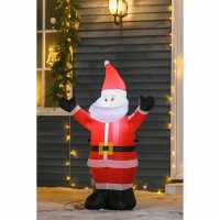 Homcom 1.2M Inflatable Christmas Santa Claus