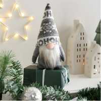 The Spirit Of Christmas Gonk Ornament 54 Grey One Size  