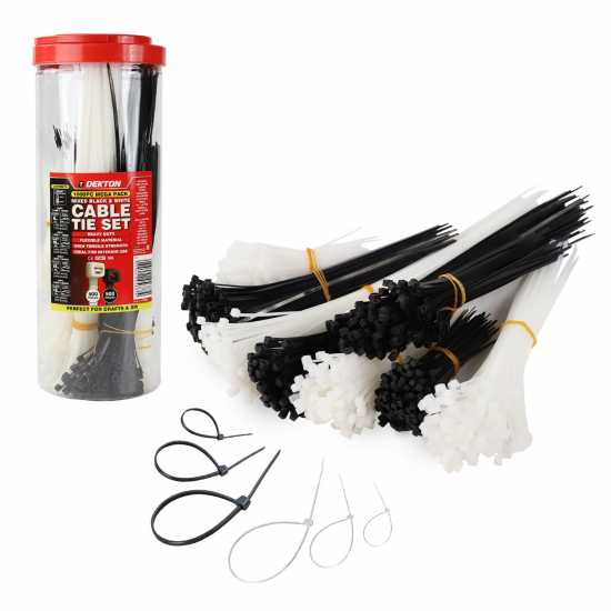 Dekton 1000Pc Cable Tie Set Dekton 1000Pc Cable Tie Set