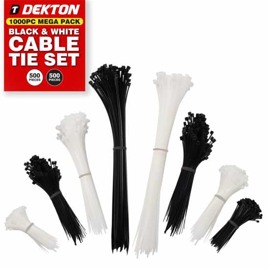 Dekton 1000Pc Cable Tie Set Dekton 1000Pc Cable Tie Set