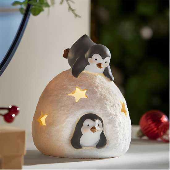 The Spirit Of Christmas Igloo Ornament 54 Penguin One Size  