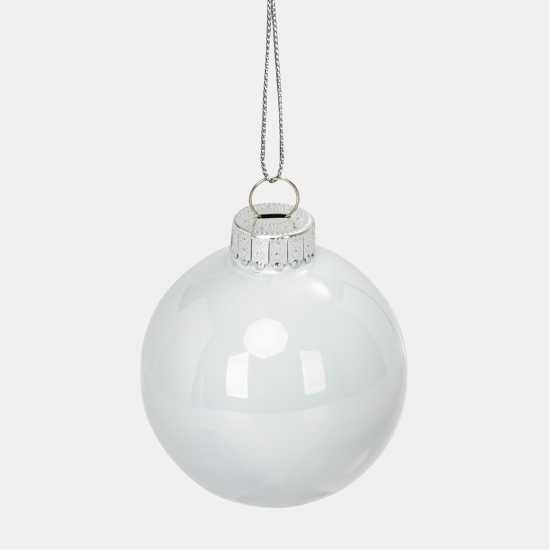 The Spirit Of Christmas 9Pk 60Mm Glass Bauble Multicolor Бяло The Spirit Of Christmas 9Pk 60Mm Glass Bauble Multicolor Бяло