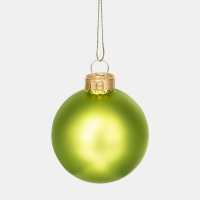 The Spirit Of Christmas 9Pk 60Mm Glass Bauble Multicolor Зелено 