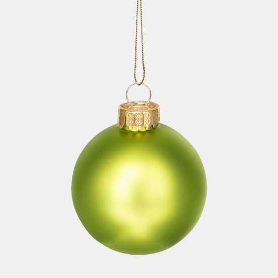 The Spirit Of Christmas 9Pk 60Mm Glass Bauble Multicolor Зелено The Spirit Of Christmas 9Pk 60Mm Glass Bauble Multicolor Зелено