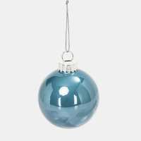 The Spirit Of Christmas 9pk 60mm Glass Bauble Multicolor Синьо 