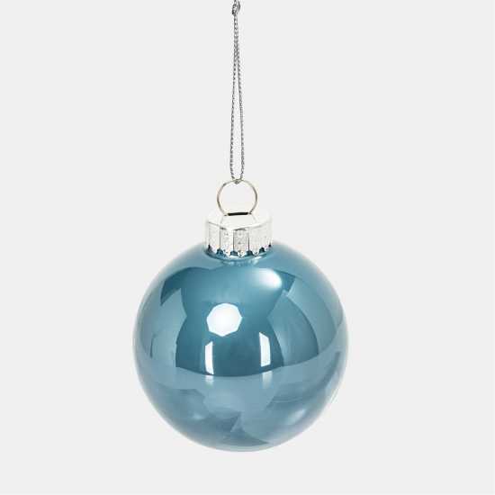 The Spirit Of Christmas 9Pk 60Mm Glass Bauble Multicolor Синьо The Spirit Of Christmas 9pk 60mm Glass Bauble Multicolor Синьо