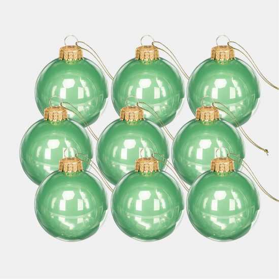 The Spirit Of Christmas 9Pk 60Mm Glass Bauble Multicolor  