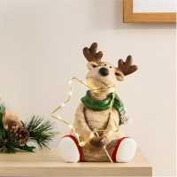 The Spirit Of Christmas Reindeer Star Decorations 44 Brown One Size  