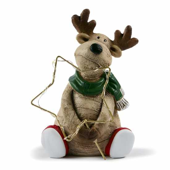 The Spirit Of Christmas Reindeer Star Decorations 44 Brown One Size The Spirit Of Christmas Reindeer Star Decorations 44 Brown One Size