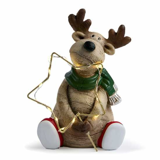 The Spirit Of Christmas Reindeer Star Decorations 44 Brown One Size The Spirit Of Christmas Reindeer Star Decorations 44 Brown One Size