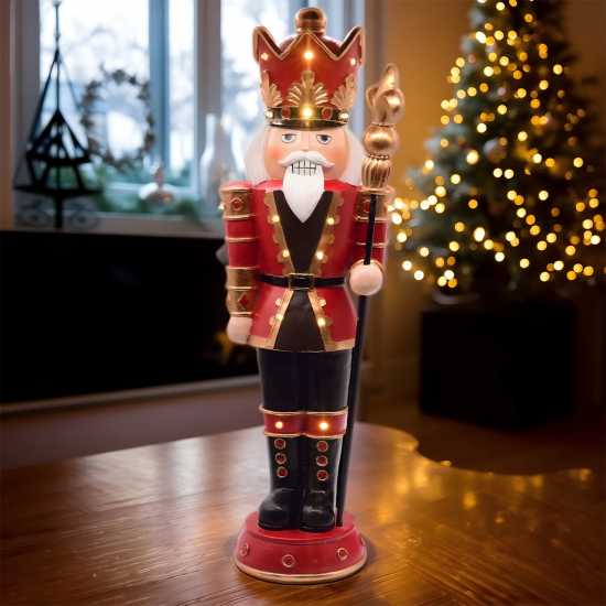 The Spirit Of Christmas 60Cm Led Nutcracker 54 Red One Size  