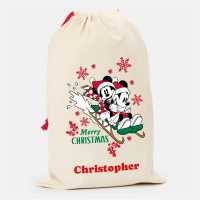 The Spirit Of Christmas Personalised Christmas Disney Character Sack Mickey and Minnie Mouse The Spirit Of Christmas Personalised Christmas Disney Character Sack Mickey and Minnie Mouse