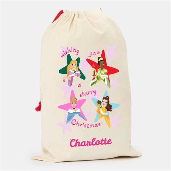 The Spirit Of Christmas Personalised Christmas Disney Character Sack Disney Princesses 
