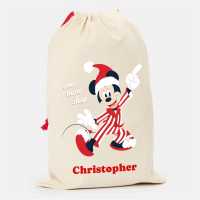 Personalised Christmas Disney Character Sack Mickey Mouse 