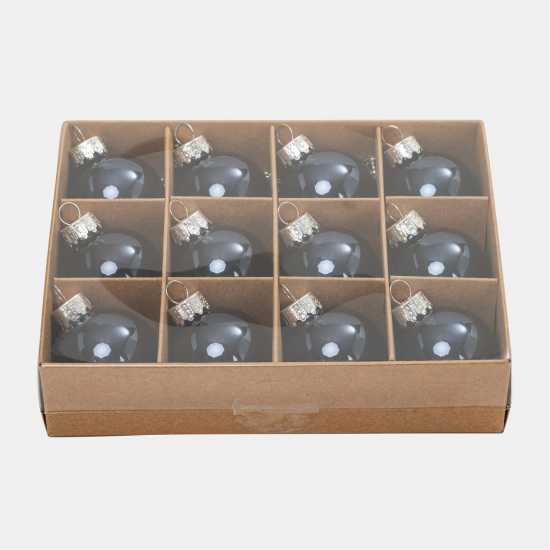 The Spirit Of Christmas 12Pk 35Mm Glass Bauble 99 One Size Тъмно синьо The Spirit Of Christmas 12Pk 35Mm Glass Bauble 99 One Size Тъмно синьо