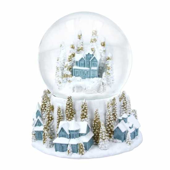 Pastel Village Snowdome  Коледна украса