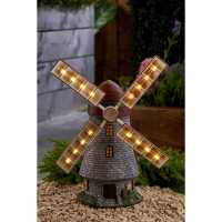 Tower Windmill With Solar Spinner