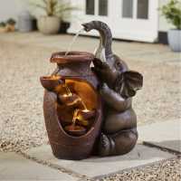 Elephant Solar Water Feature
