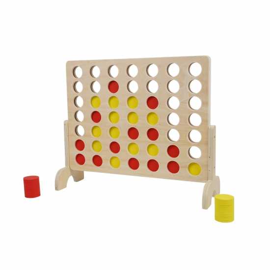 Wooden Jumbo 4-In-A Row Game