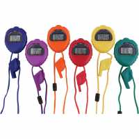Sports Directory Colored Stopwatch & Whistle Pack (Set Of 6)  Подаръци и играчки
