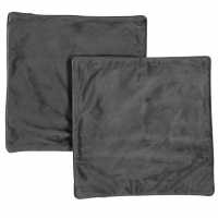 Mega Value Store Cushion Collective 2 Velvet Cushion Covers Grey Домашни стоки