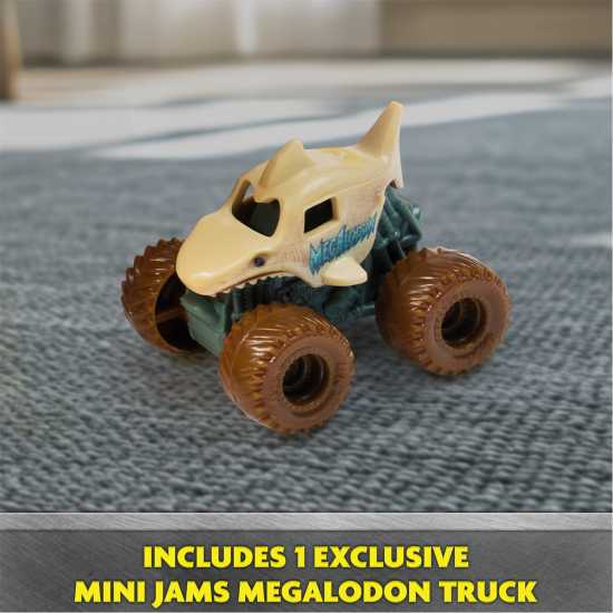 Monster Jam Minis Megalodon Mad Hog Chomper Truck Set Monster Jam Minis Megalodon Mad Hog Chomper Truck Set