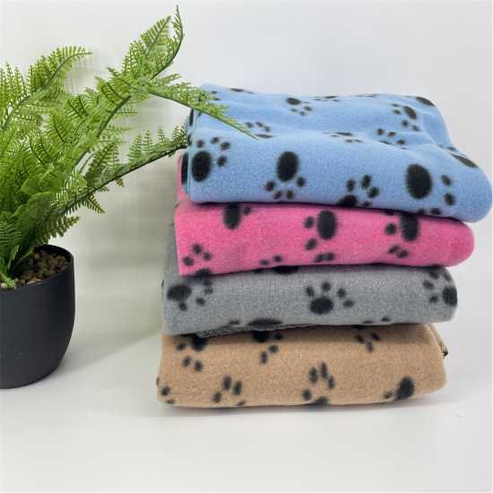 Поларено Одяло Waggy Tails Fleece Blanket Сиво/Черно 