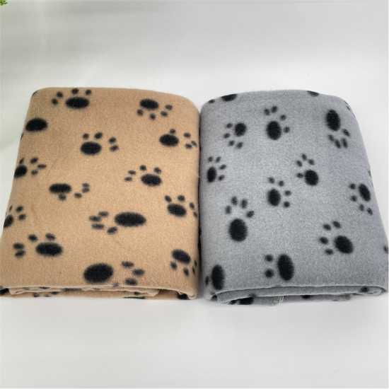 Поларено Одяло Waggy Tails Fleece Blanket Сиво/Черно 