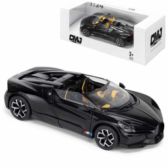 CMJ CMJ Die Cast Car 1:24 Scale Bugatti Mistral Black 