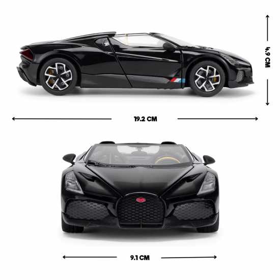 CMJ CMJ Die Cast Car 1:24 Scale Bugatti Mistral Black 