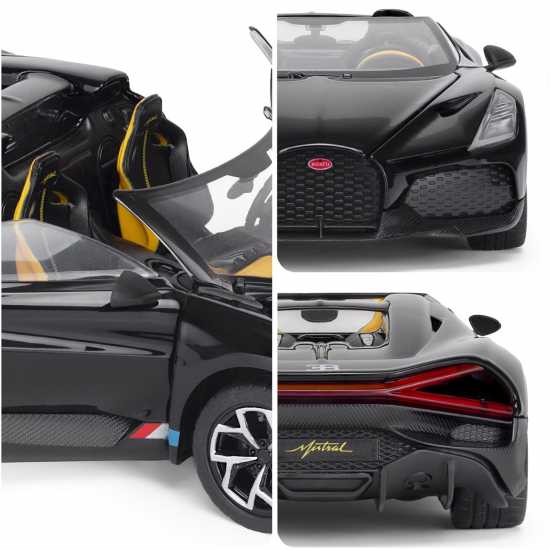 CMJ CMJ Die Cast Car 1:24 Scale Bugatti Mistral Black 