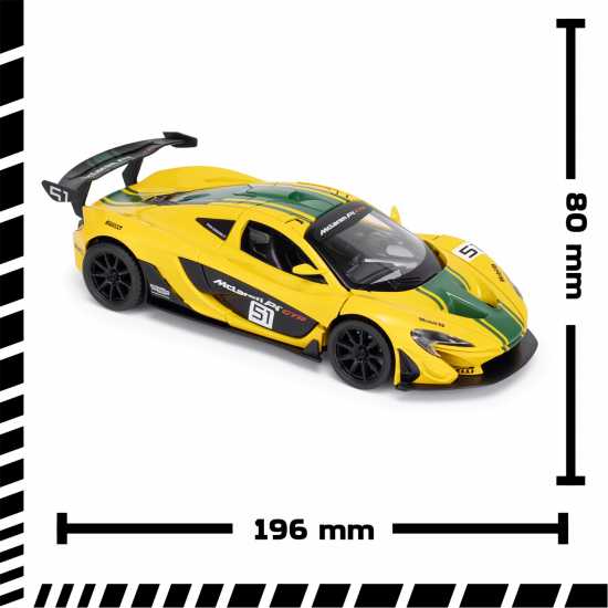 Cmj Cmj Die Cast Car 1:24 Scale McLaren P1 Yellow 