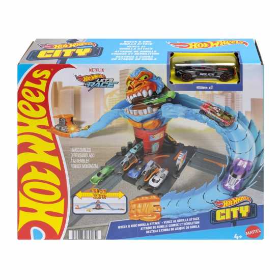 Wheels City Wreck & Ride Gorilla Attack Playset  