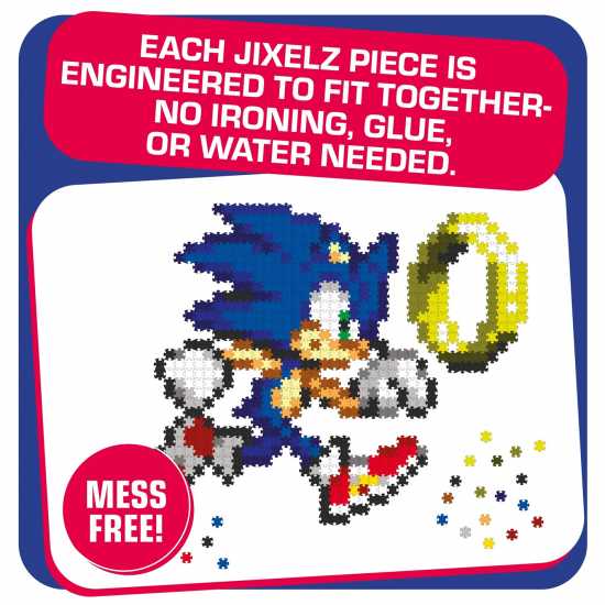 Sonic The Hedgehog Jixelz Remix Sonic And Coin Puzzle Adults  Подаръци и играчки