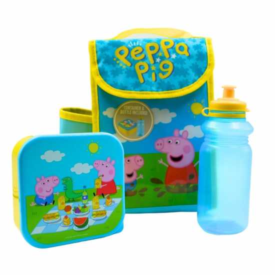 Чанта За Храна Peppa Pig Peppa Pig Lunch Bag Set  Портфейли
