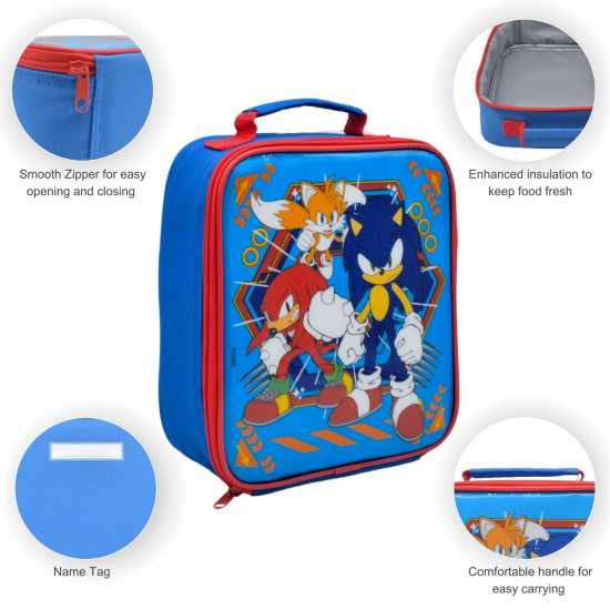 Чанта За Храна Sonic The Hedgehog Sonic The Hedgehog Insulated Lunch Bag  Портфейли