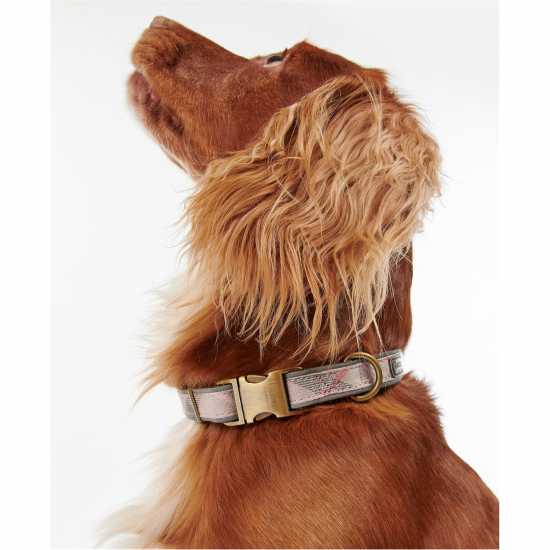 Barbour Reflective Tartan Dog Collar  