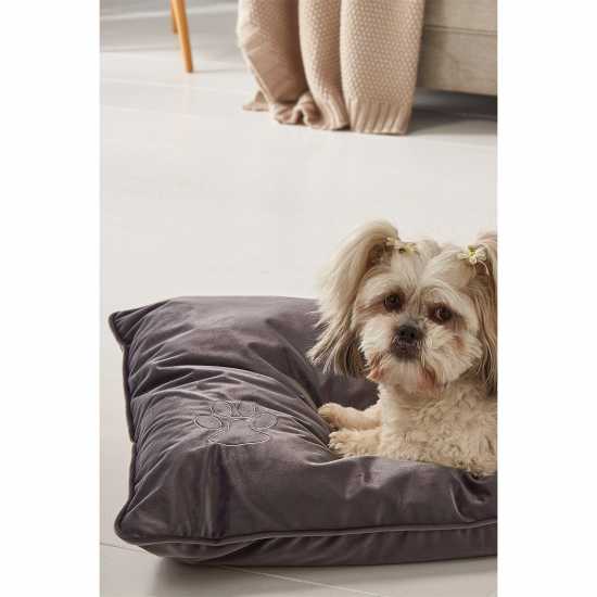 Velvet Large Pet Bed With Washable Cover  Магазин за домашни любимци