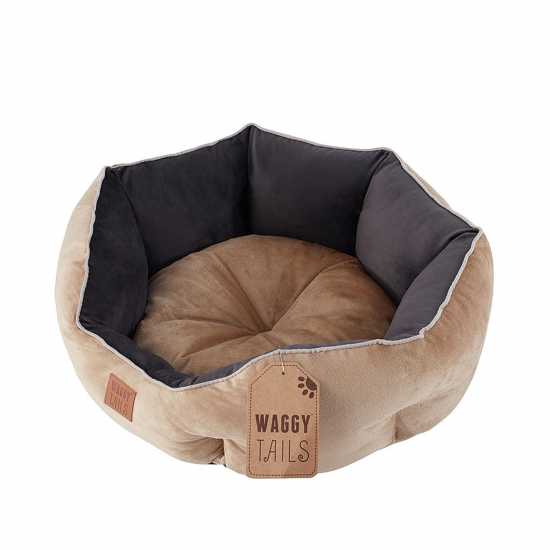 Waggy Tails Waggy Corduroy Round Dog Bed  Магазин за домашни любимци